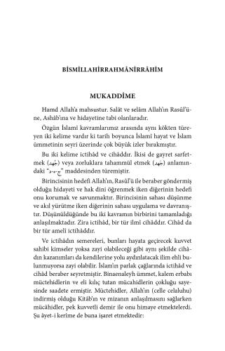 İslam Şeriatı’nda İctihâd Ve Çağdaş İctihâd Anlayışına Dair A